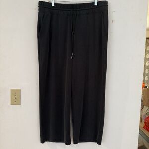 Lou & Grey LOFT Signature Softblend Drawstring Pants Wide Leg Cropped Sz XL NWT